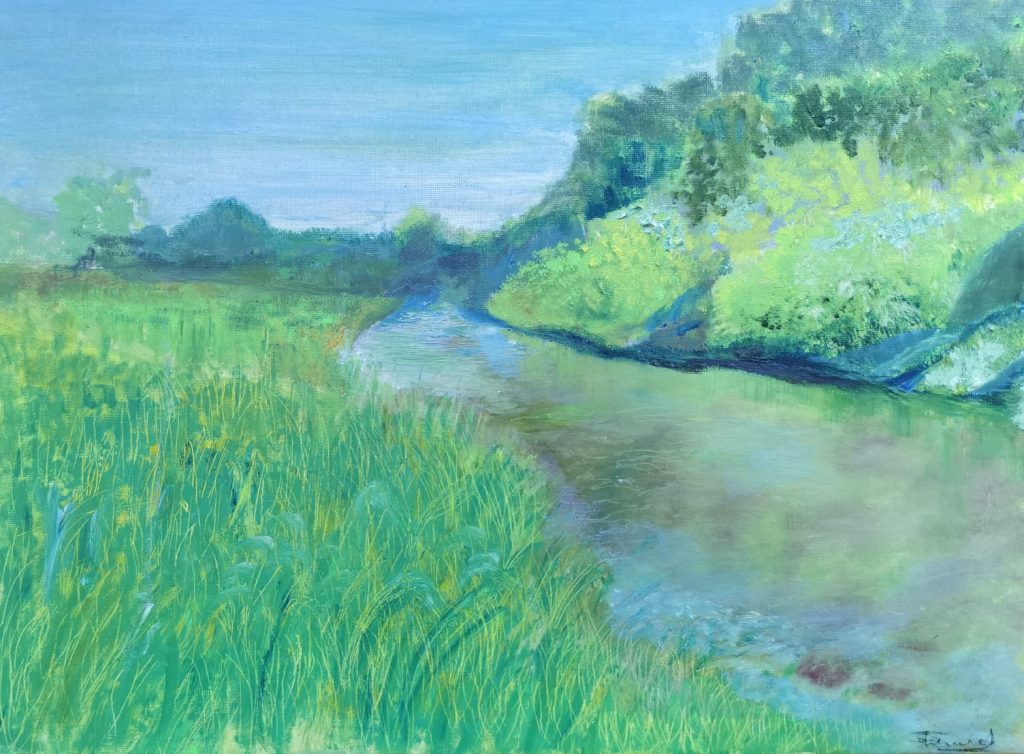 river diemel painting sarah fenwick